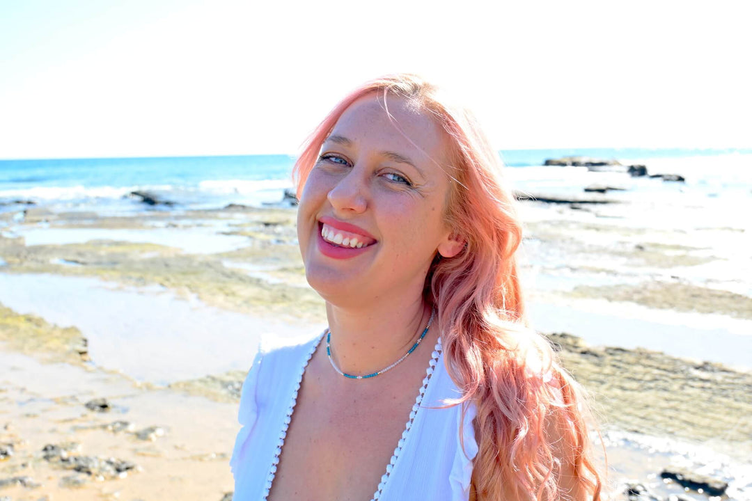 One Of A Kind Atlantis Apatite & Moonstone Gold Necklace