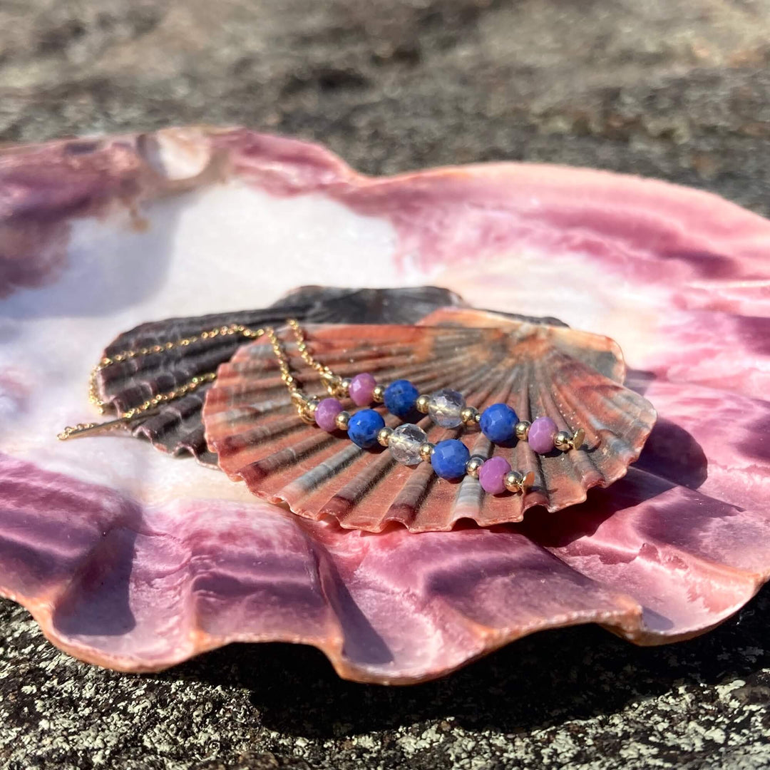 Phoenix Rising Gold Thread Earrings