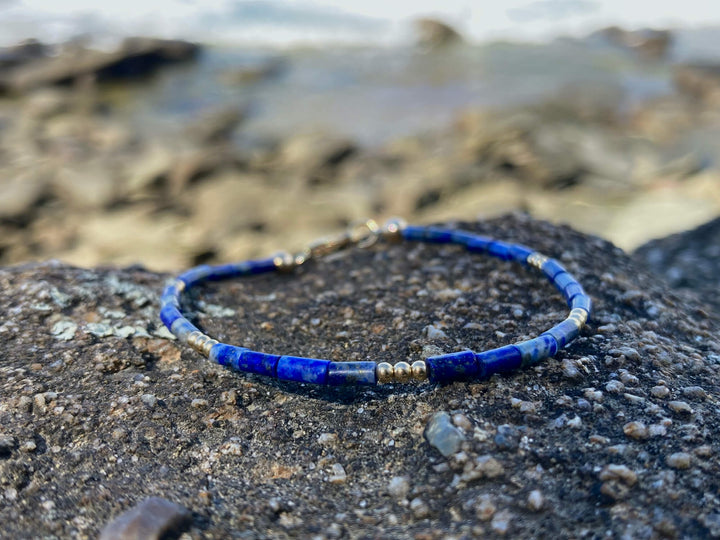 Lapis Lazuli & Gold Bracelet