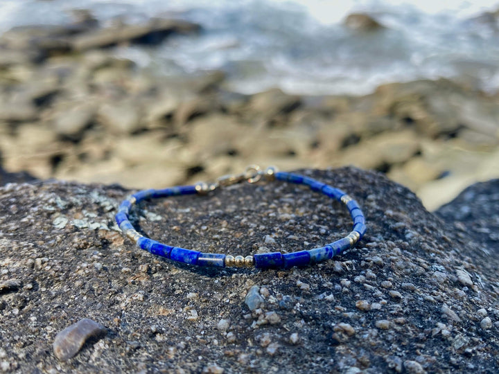 Lapis Lazuli & Gold Bracelet