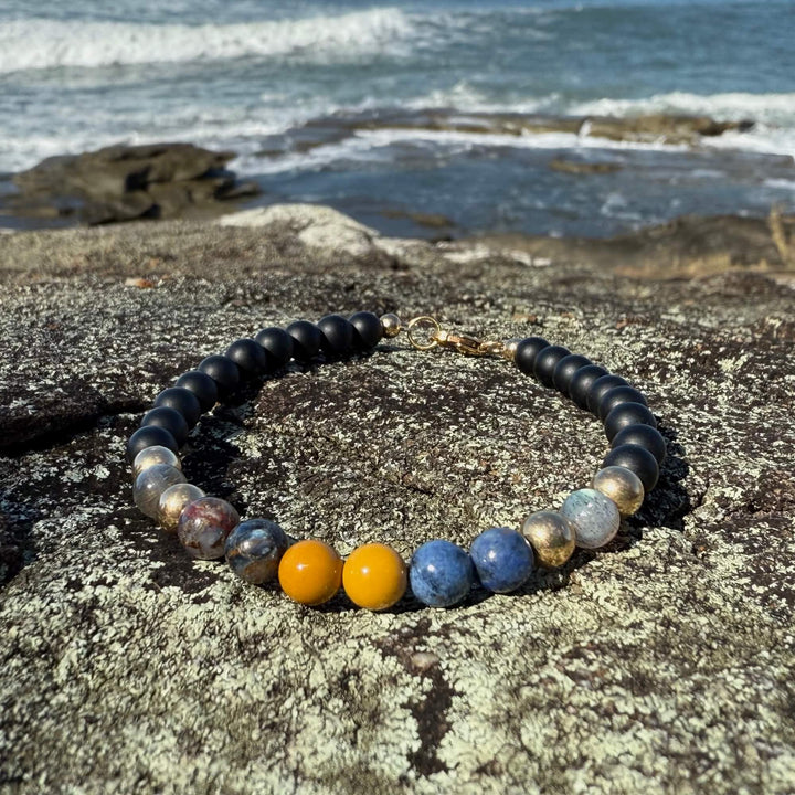 Phoenix Rising Men's Gold Bracelet