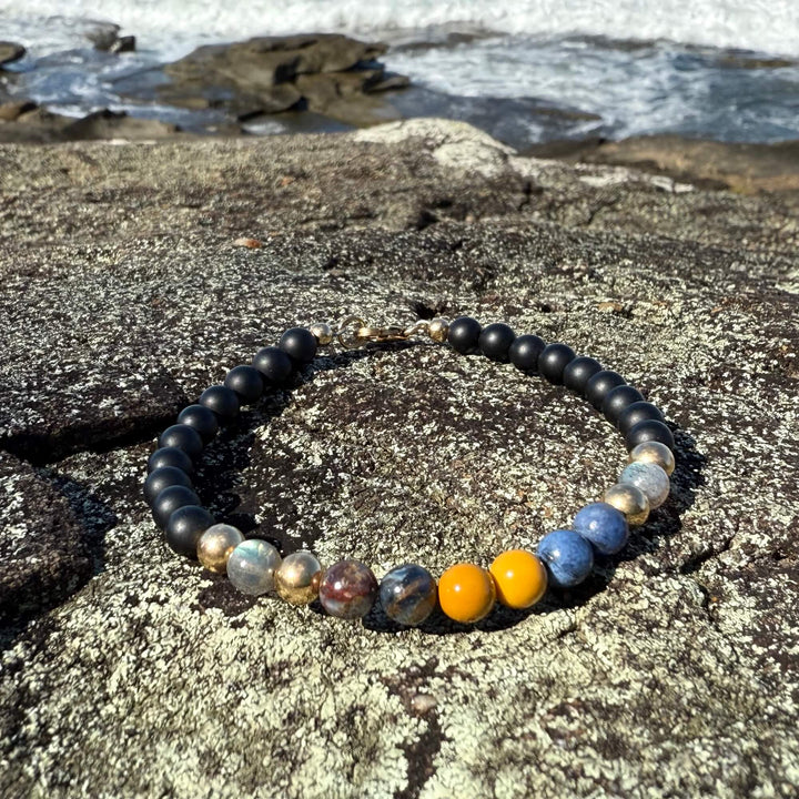 Phoenix Rising Men's Gold Bracelet