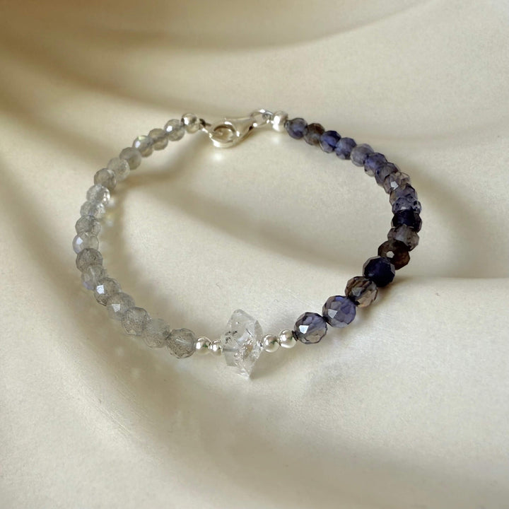 Made Of Magic Herkimer Diamond, Iolite & Labradorite Bracelet