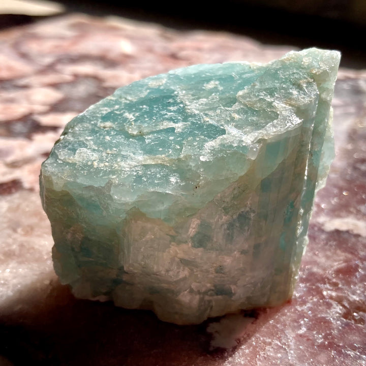 Rough Aquamarine Crystal Specimen