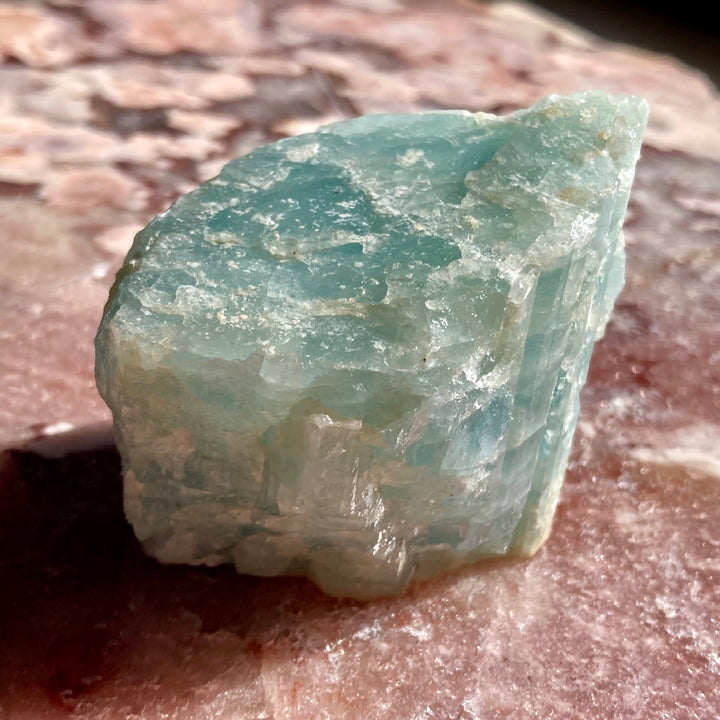 Rough Aquamarine Crystal Specimen