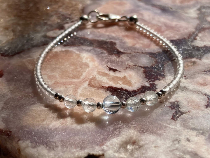 November birth stone healing crystal bracelet