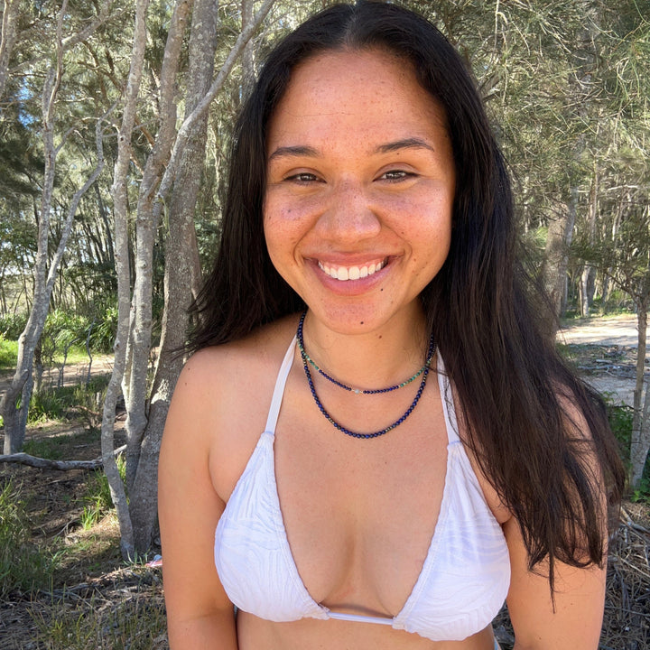 Lapis Lazuli & Pyrite Necklace