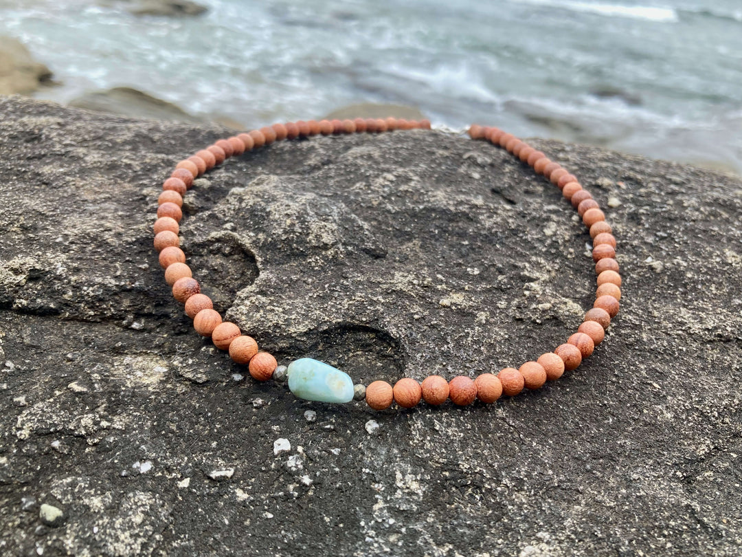 Big Kahuna - Larimar Men's Necklace