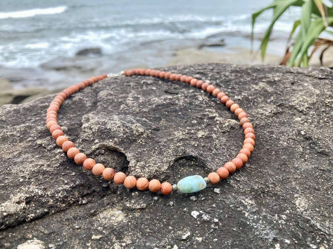 Big Kahuna - Larimar Men's Necklace