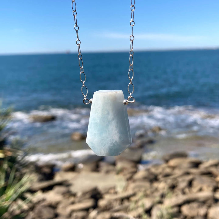 I Am Courageous, Aquamarine Necklace