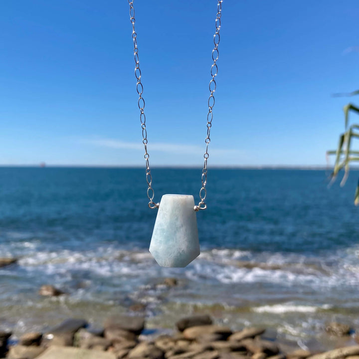 I Am Courageous, Aquamarine Necklace