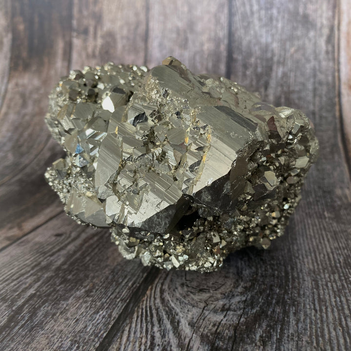 XL Pyrite Crystal Cluster