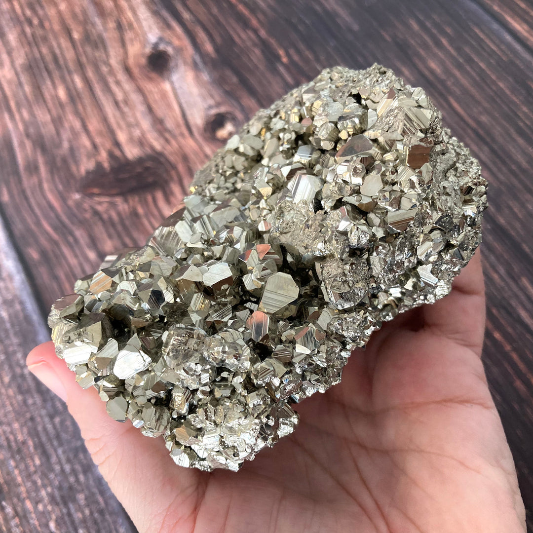 Large Pyrite Crystal Cluster