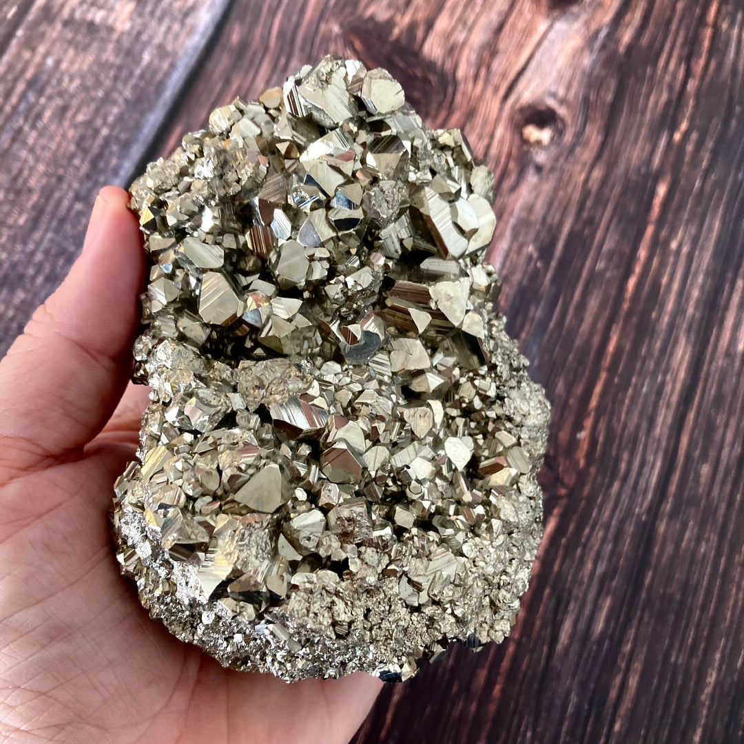 Large Pyrite Crystal Cluster