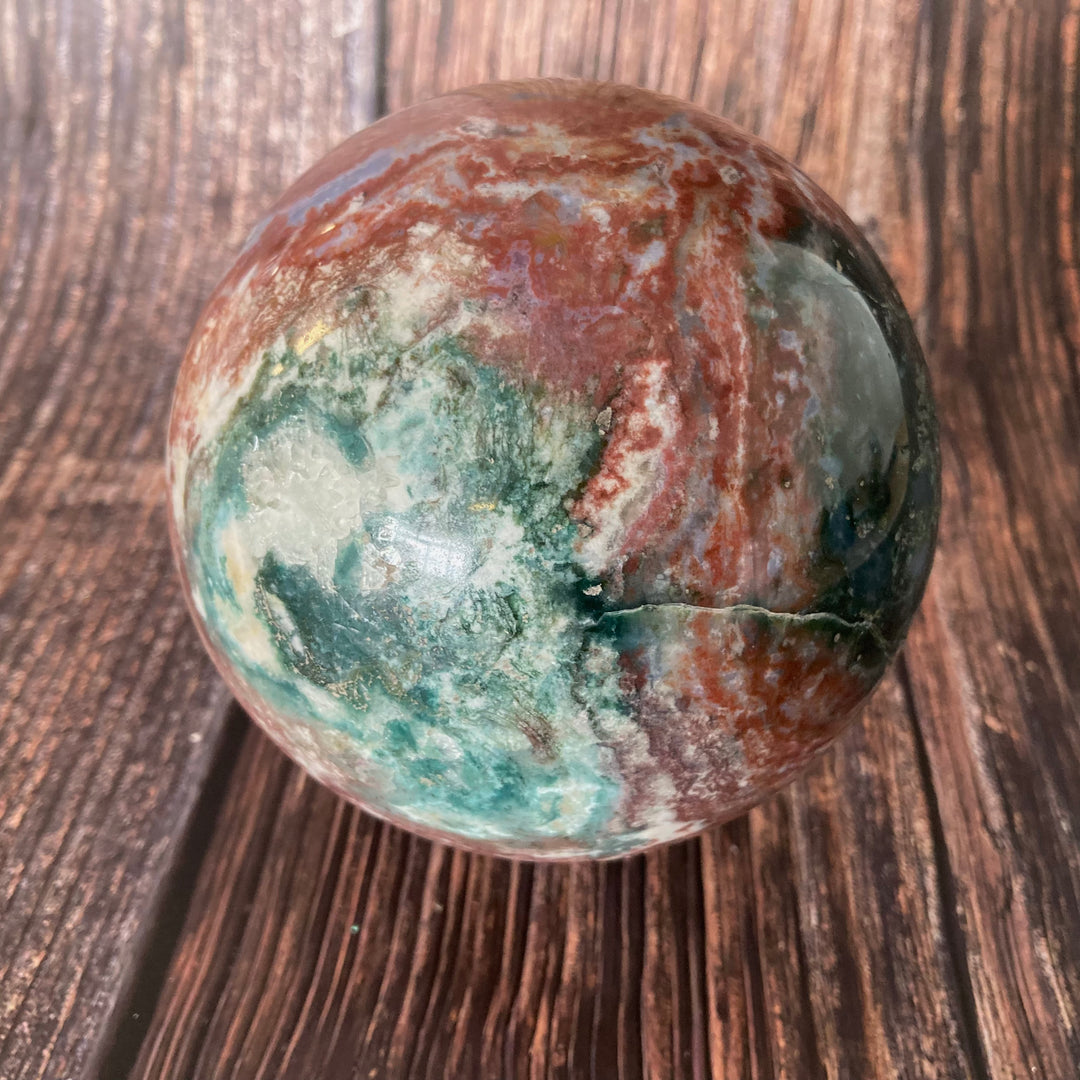 Ocean Jasper Crystal Sphere