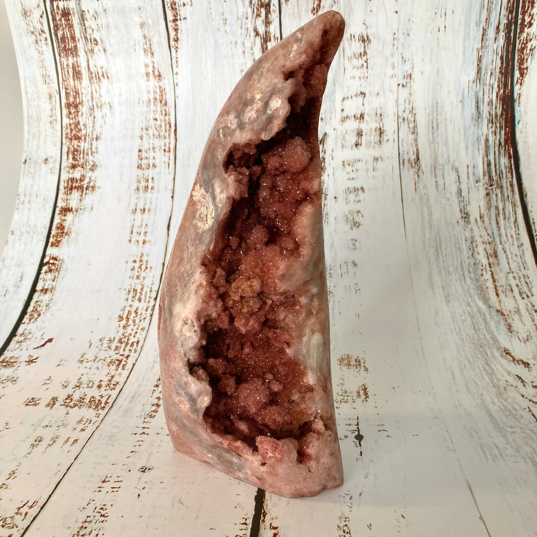 Freeform Pink Amethyst Crystal Cluster