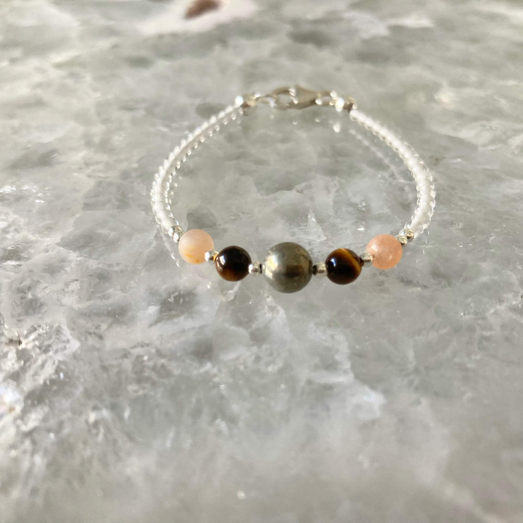 Leo Girls Zodiac Crystal Bracelet