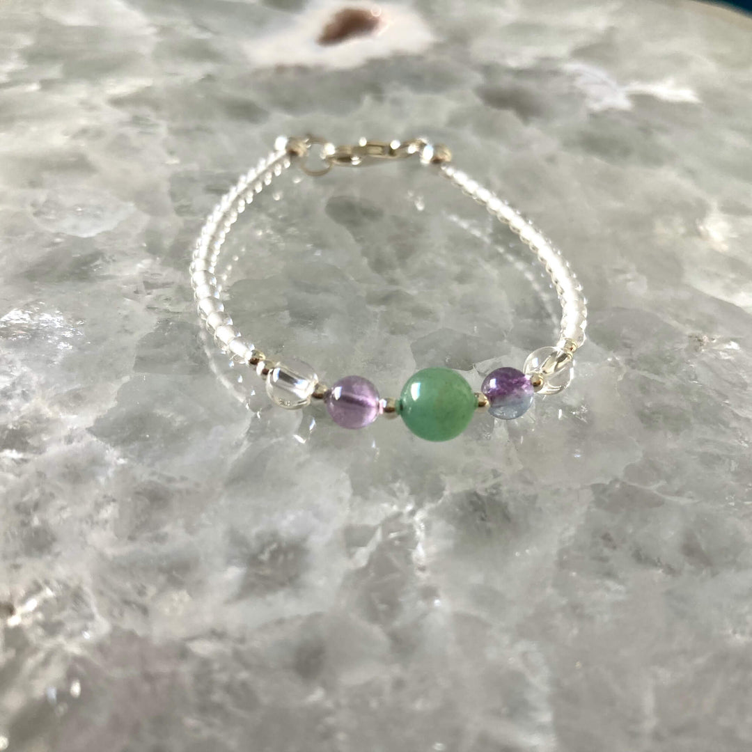 Libra Girls crystal healing Zodiac Bracelet