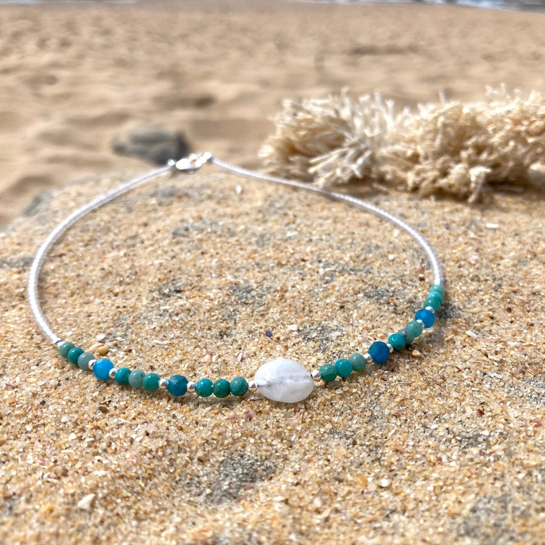 Mermaids have more fun crystal  Necklace