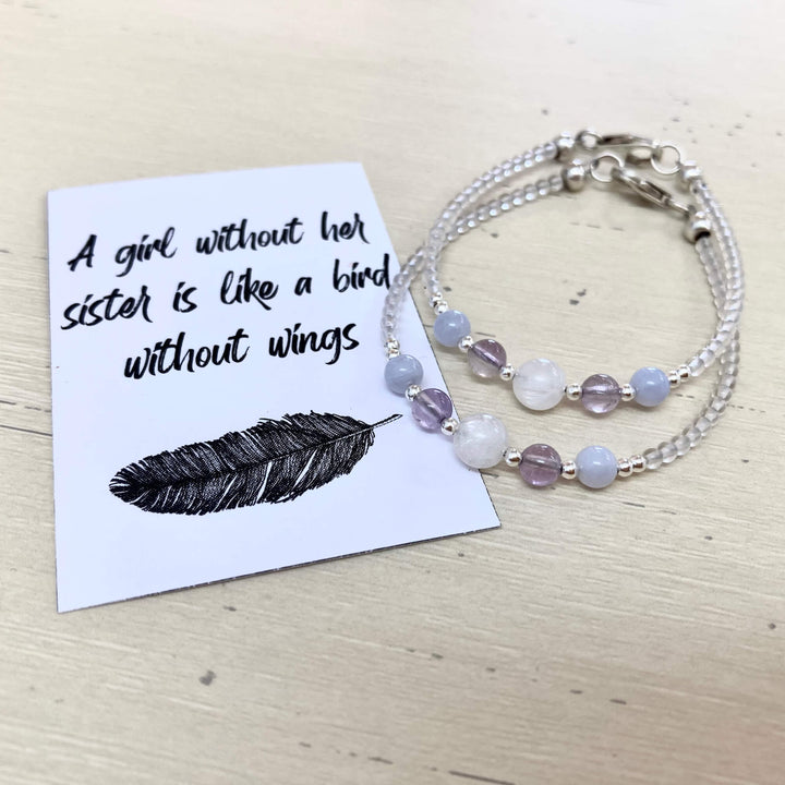 Sister box healing bracelet set