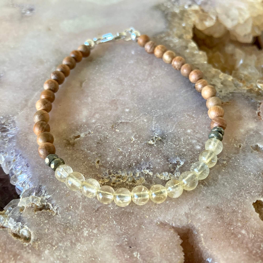 Solar Plexus crystal Bracelet