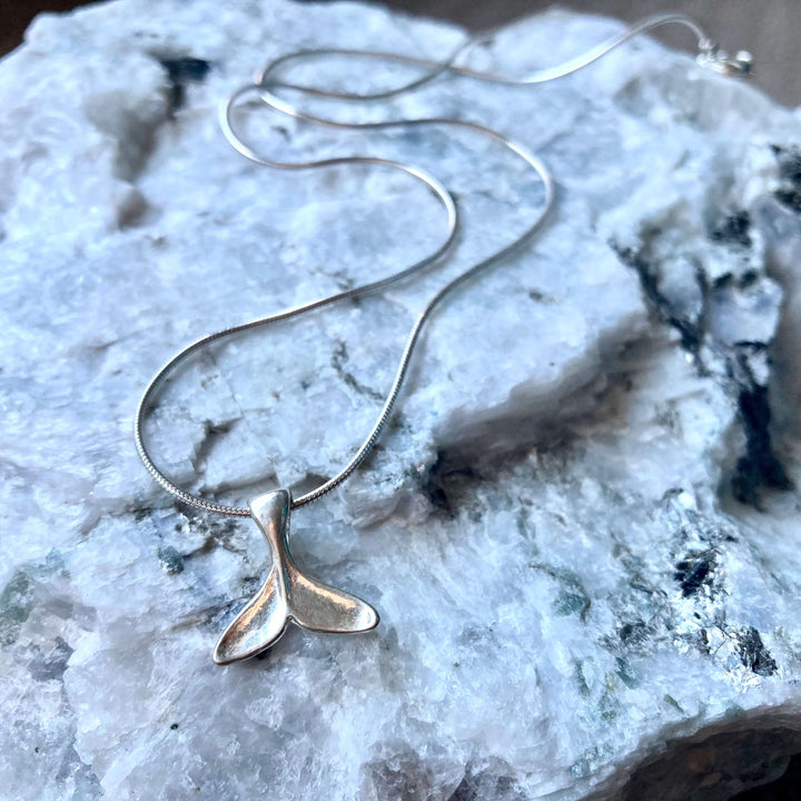 Whale Tail Necklace for empowerment