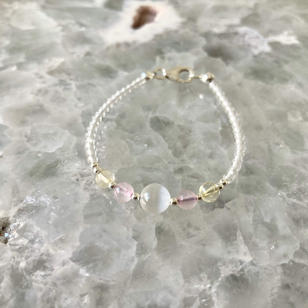 Cancer Girls Healing Zodiac Bracelet